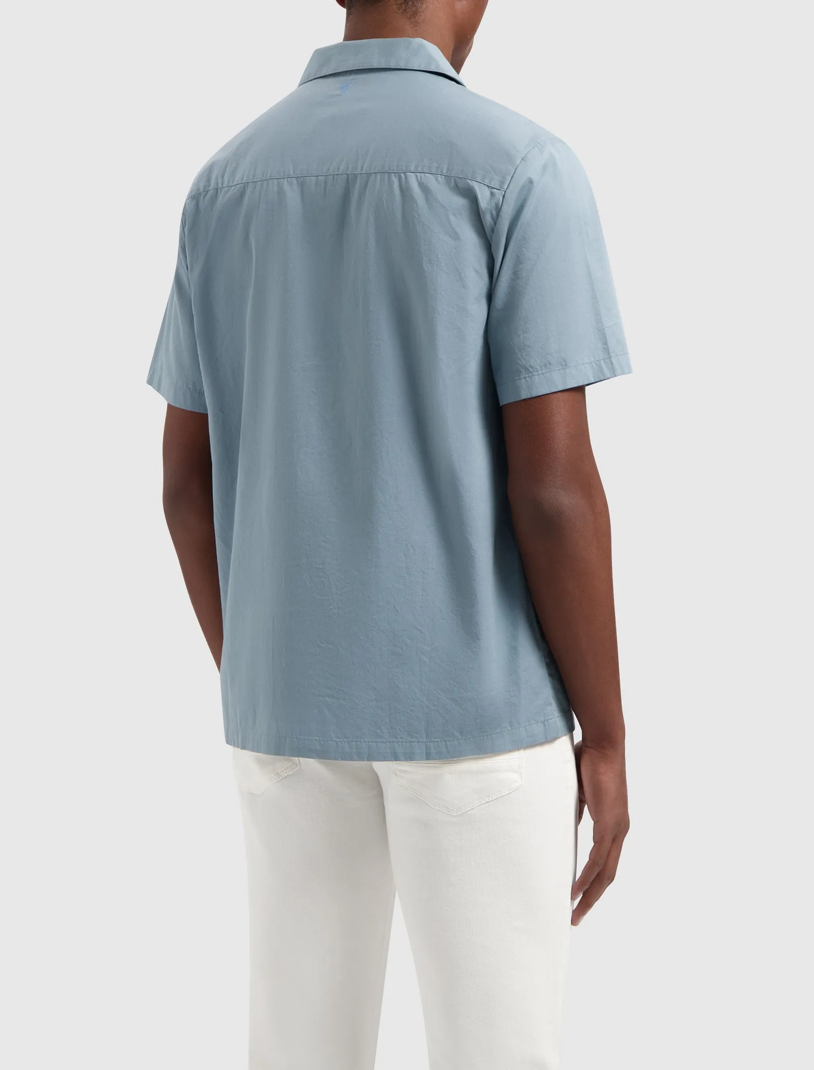 Wordmark Short Sleeve Shirt | Blue